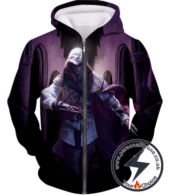 Ultimate Fighter Ezio Auuditore de Firenze Cool Action Promo Zip Up Hoodie